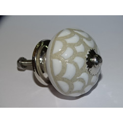 Furniture knobs with large embossed...