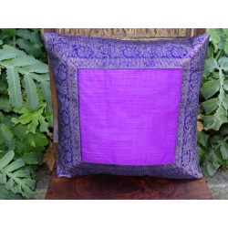 cushion cover 40x40 Purple border...
