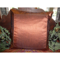 cushion cover 40x40 brown dark...