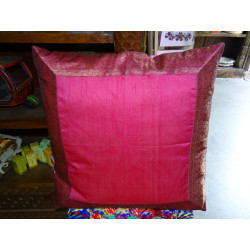 pillow cover 60x60 in burgundy / pink...