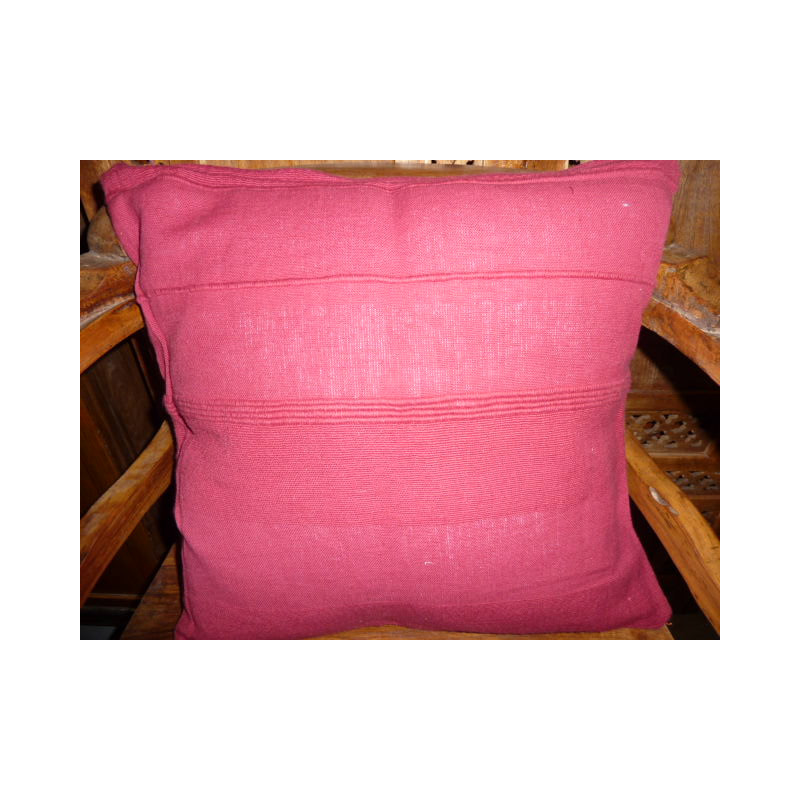 cushion cover Kérala 40x40 cm bordeaux unis