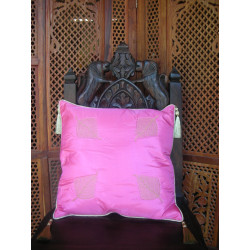 cushion cover leafs golds (pink pink)...