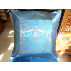 Cushion 40x40cm  turquoise brocade...