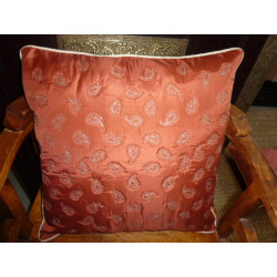cushion cover 40x40 cm kashmeer brique