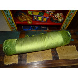 Lona de brocado verde 60 x 14 cm...