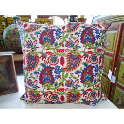 Pillow case 60X60 cm printed with red...