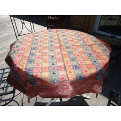 table covers 105x105 cm square bordeaux