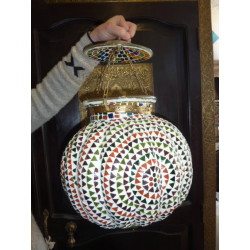 Grande karbudja lampada 30x30 mosaico cm