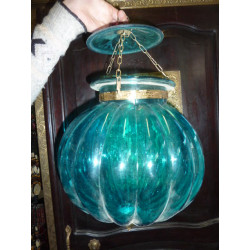 Grande blu turchese lampada 30x30 cm...