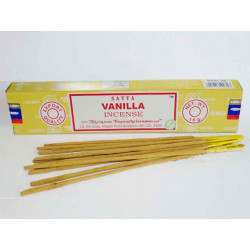 Vanilla-scented incense stick in a...