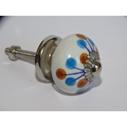 mini botones de cerámica con pistilos...