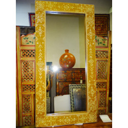             Rectangular mirror gold and...