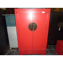             cabinet low red 2 drawers 2...
