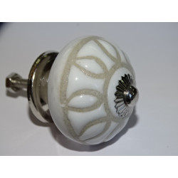 Furniture knobs with embossed Inca...