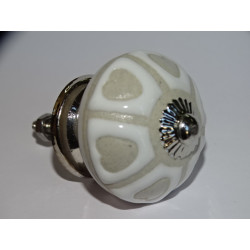 Furniture knobs with embossed hearts...