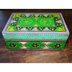 Rectangular multicolored box with...