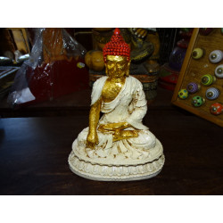 Resin statuette of teaching BUDDHA...