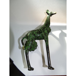             Poignée girafe en bronze...
