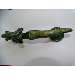 Large bronze handle woman snake...