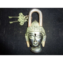             Lucchetto bronzo buddha vert