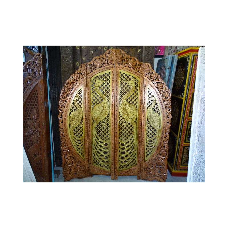 screen round peacock copper and or