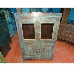 Small old dresser with turquoise...