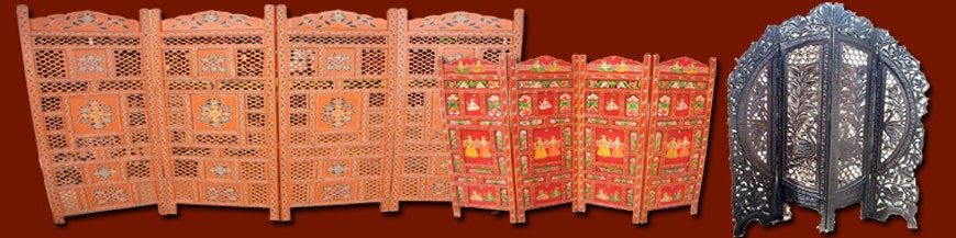 Indian screens, headboard, Indian decoration