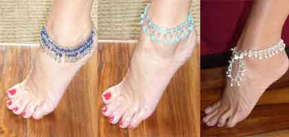 Indian ankle bracelets